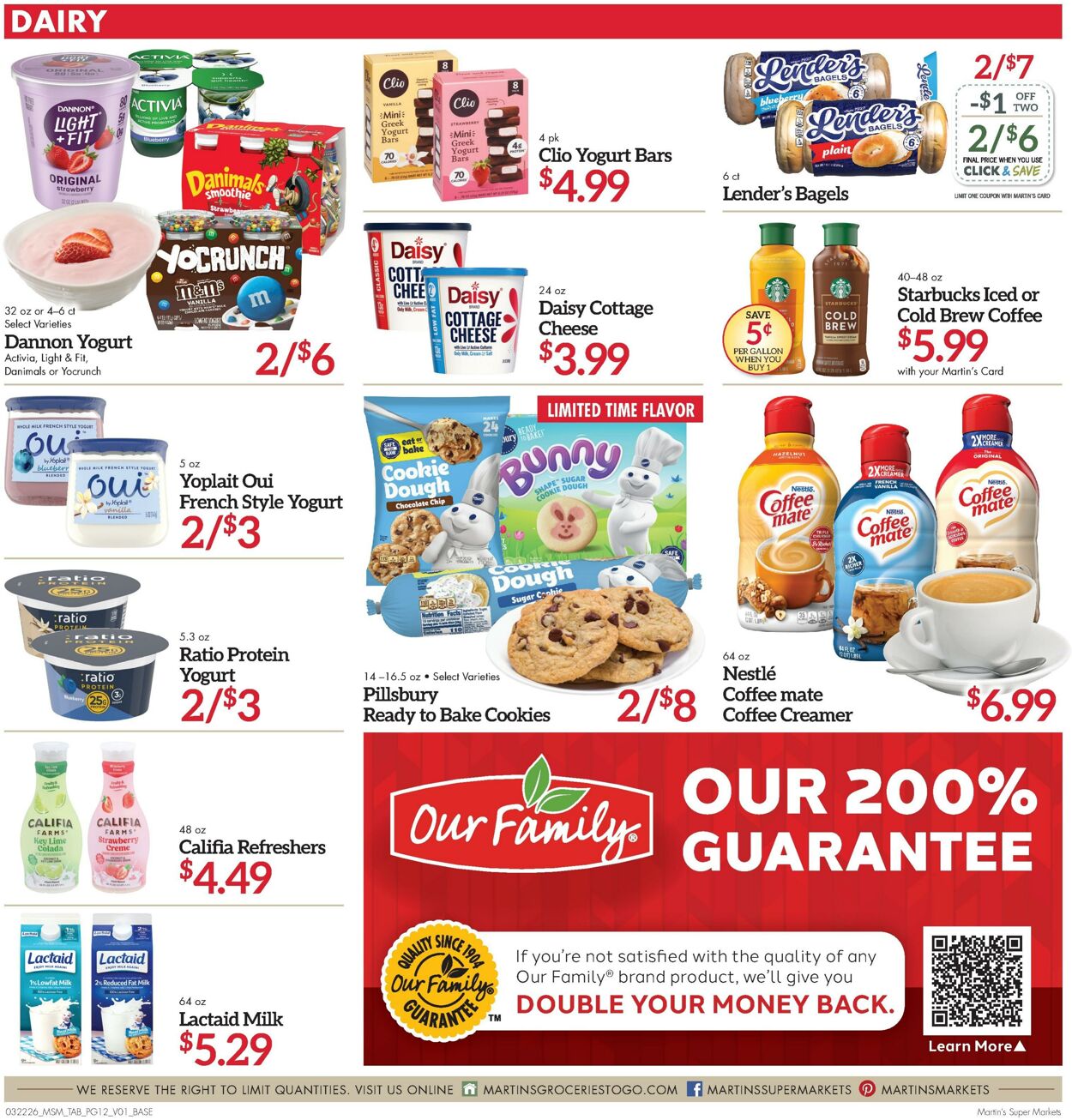 Weekly ad Martin's Supermarkets 03/22/2026 - 03/28/2026