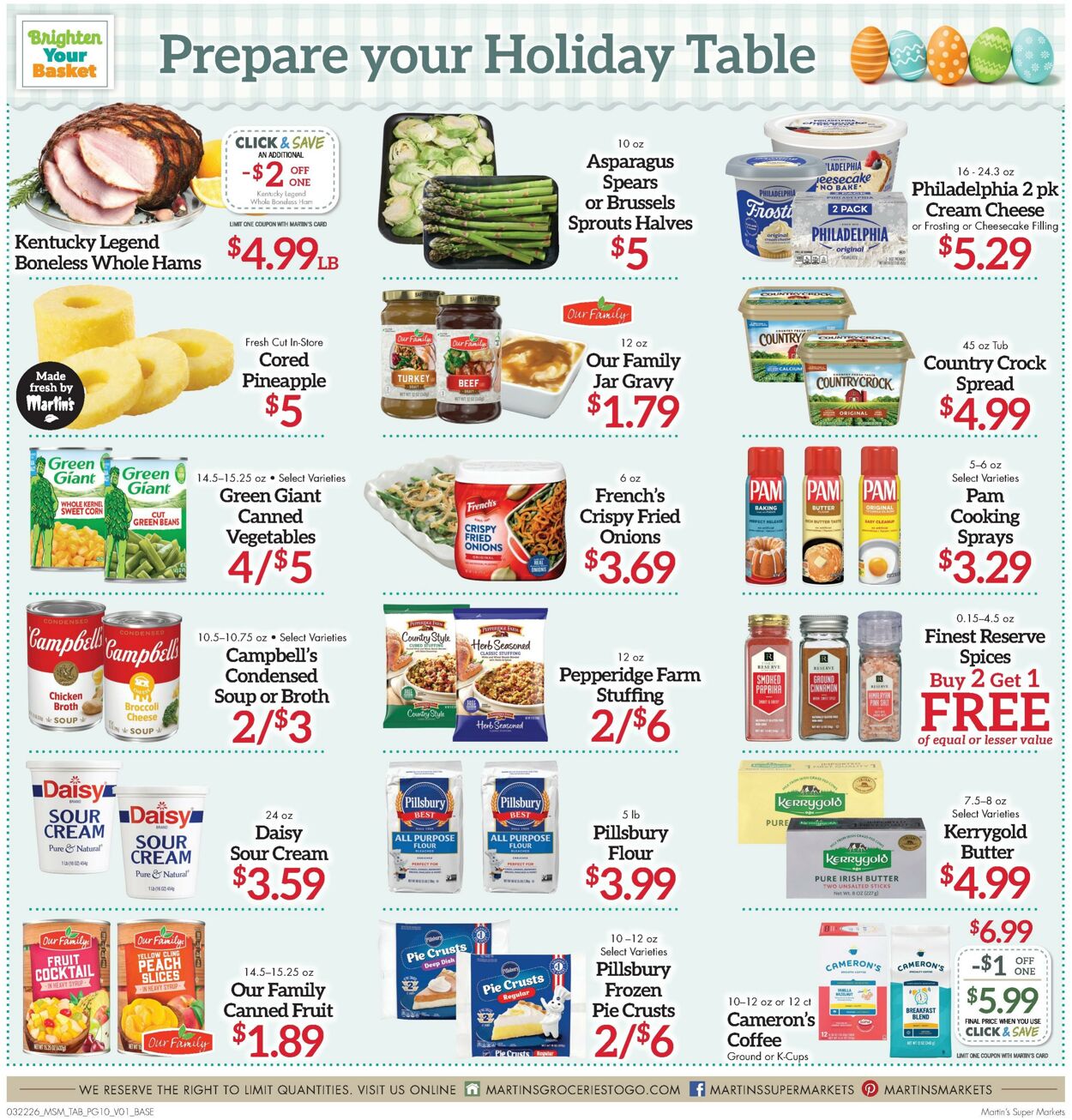 Weekly ad Martin's Supermarkets 03/22/2026 - 03/28/2026