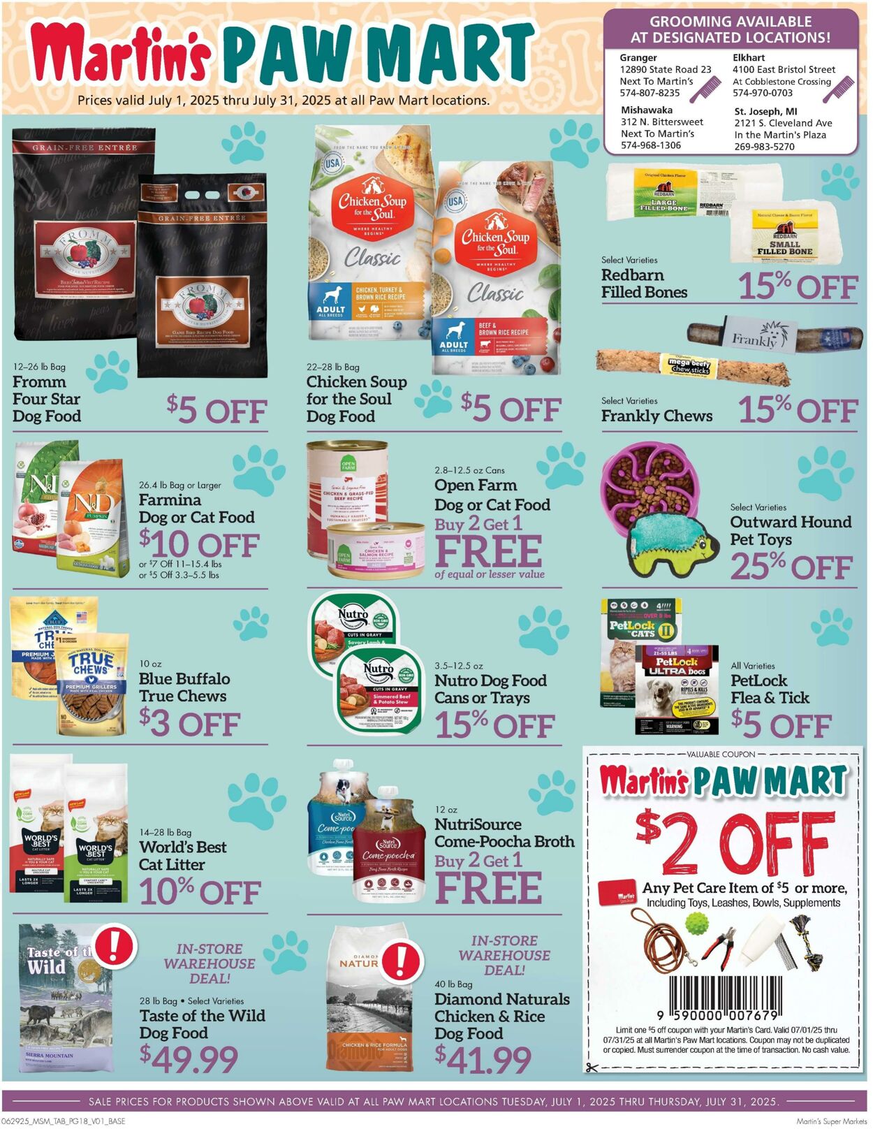 Weekly ad Martin's Supermarkets 06/29/2025 - 07/05/2025