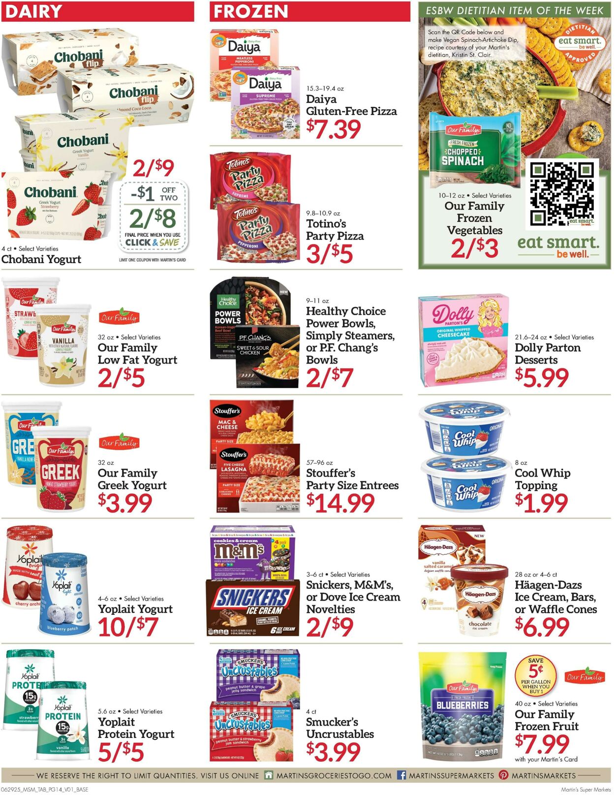 Weekly ad Martin's Supermarkets 06/29/2025 - 07/05/2025