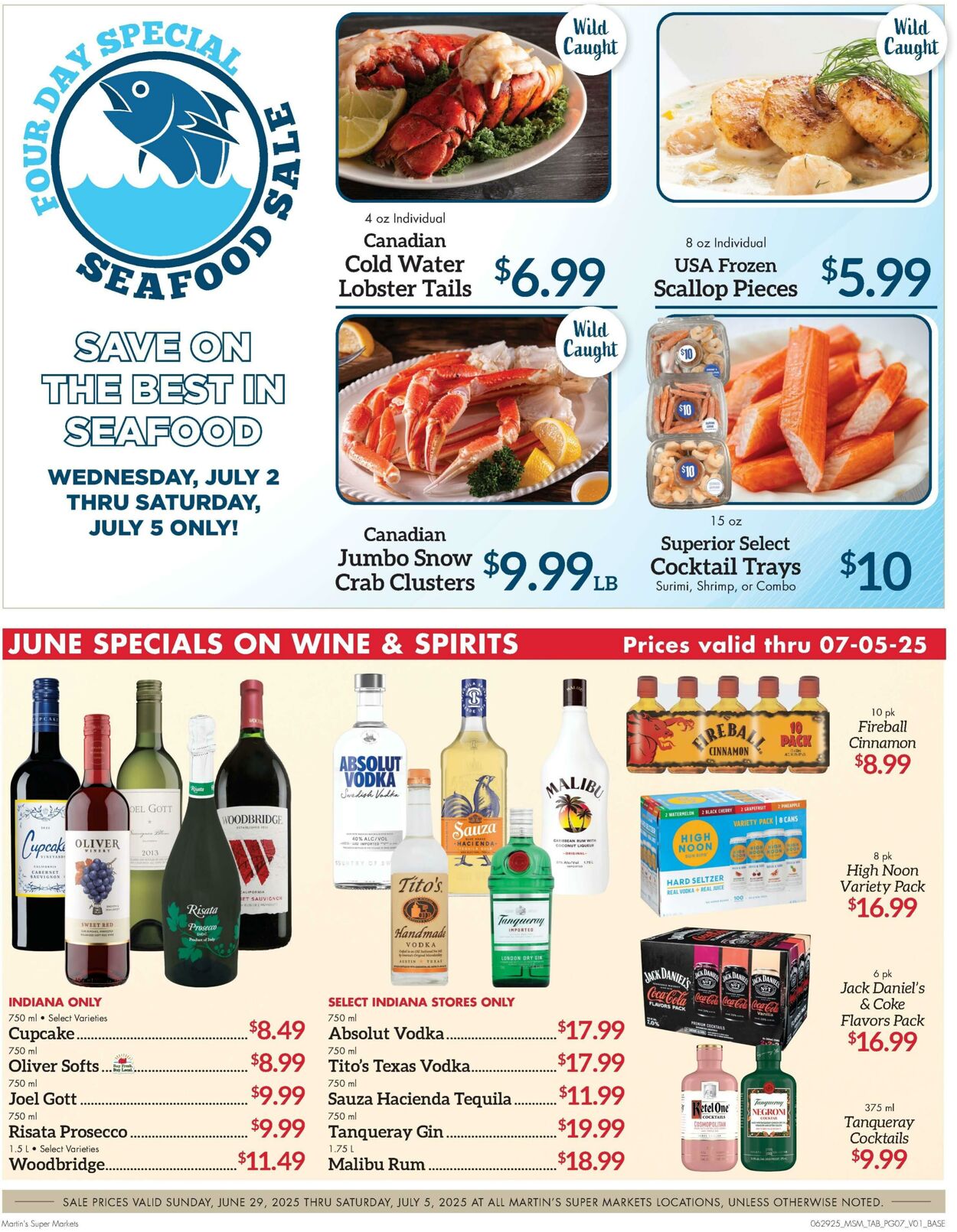 Weekly ad Martin's Supermarkets 06/29/2025 - 07/05/2025