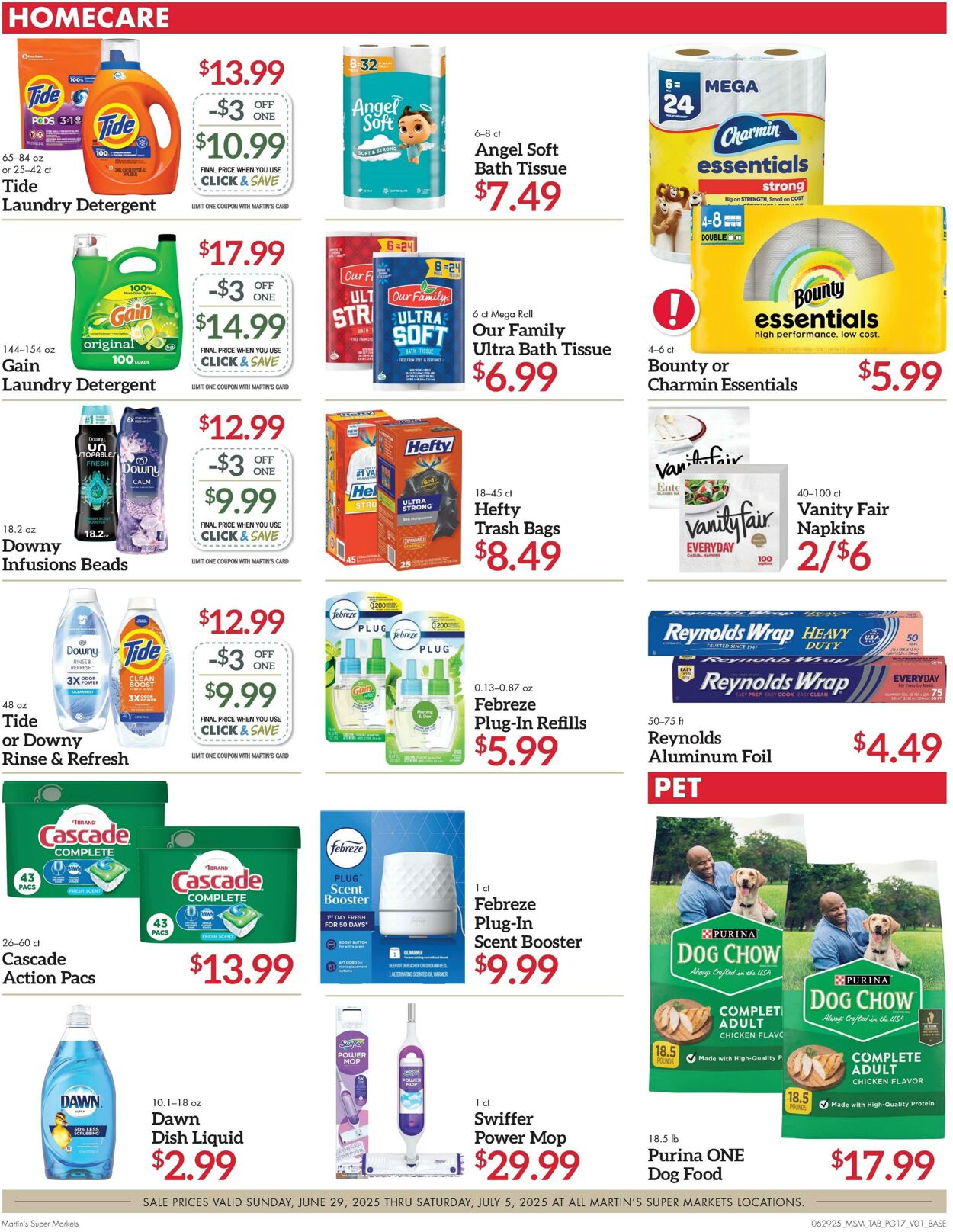 Weekly ad Martin's Supermarkets 06/29/2025 - 07/05/2025
