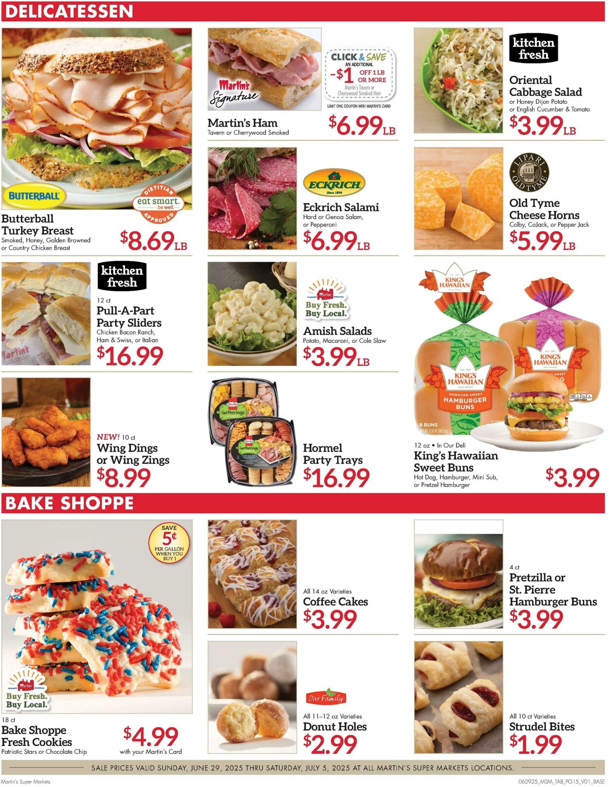 Weekly ad Martin's Supermarkets 06/29/2025 - 07/05/2025
