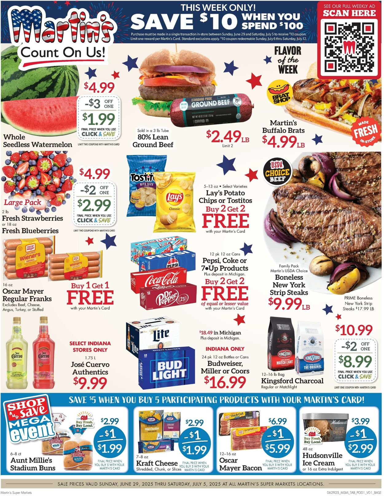 Weekly ad Martin's Supermarkets 06/29/2025 - 07/05/2025