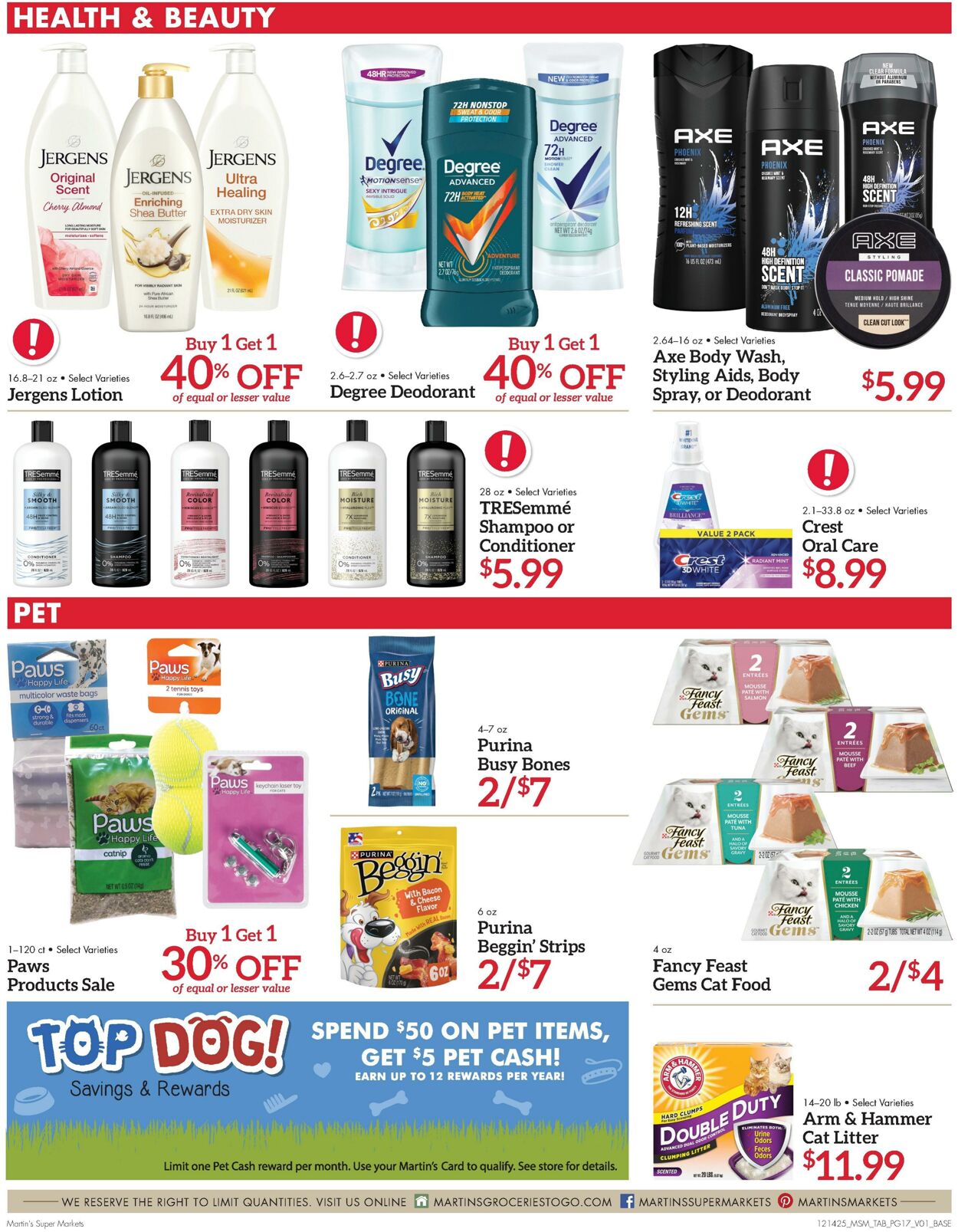 Weekly ad Martin's Supermarkets 12/14/2025 - 12/20/2025