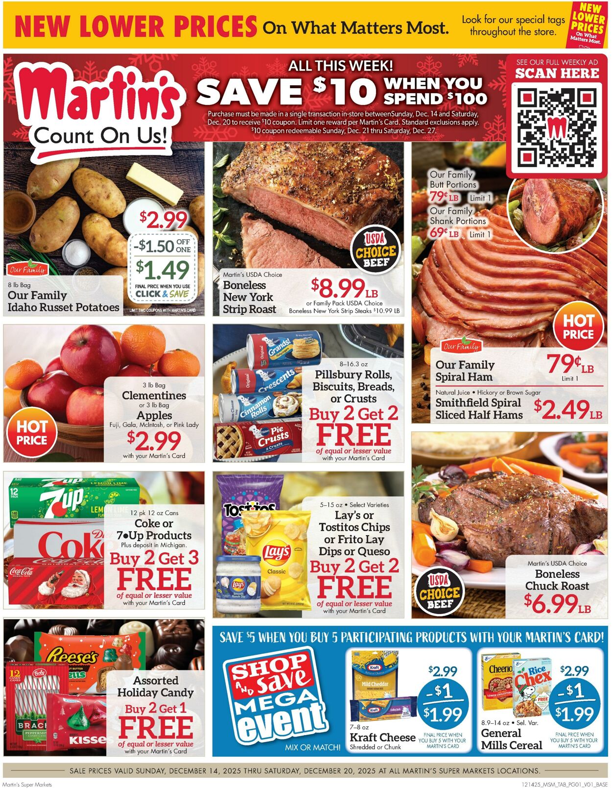 Weekly ad Martin's Supermarkets 12/14/2025 - 12/20/2025
