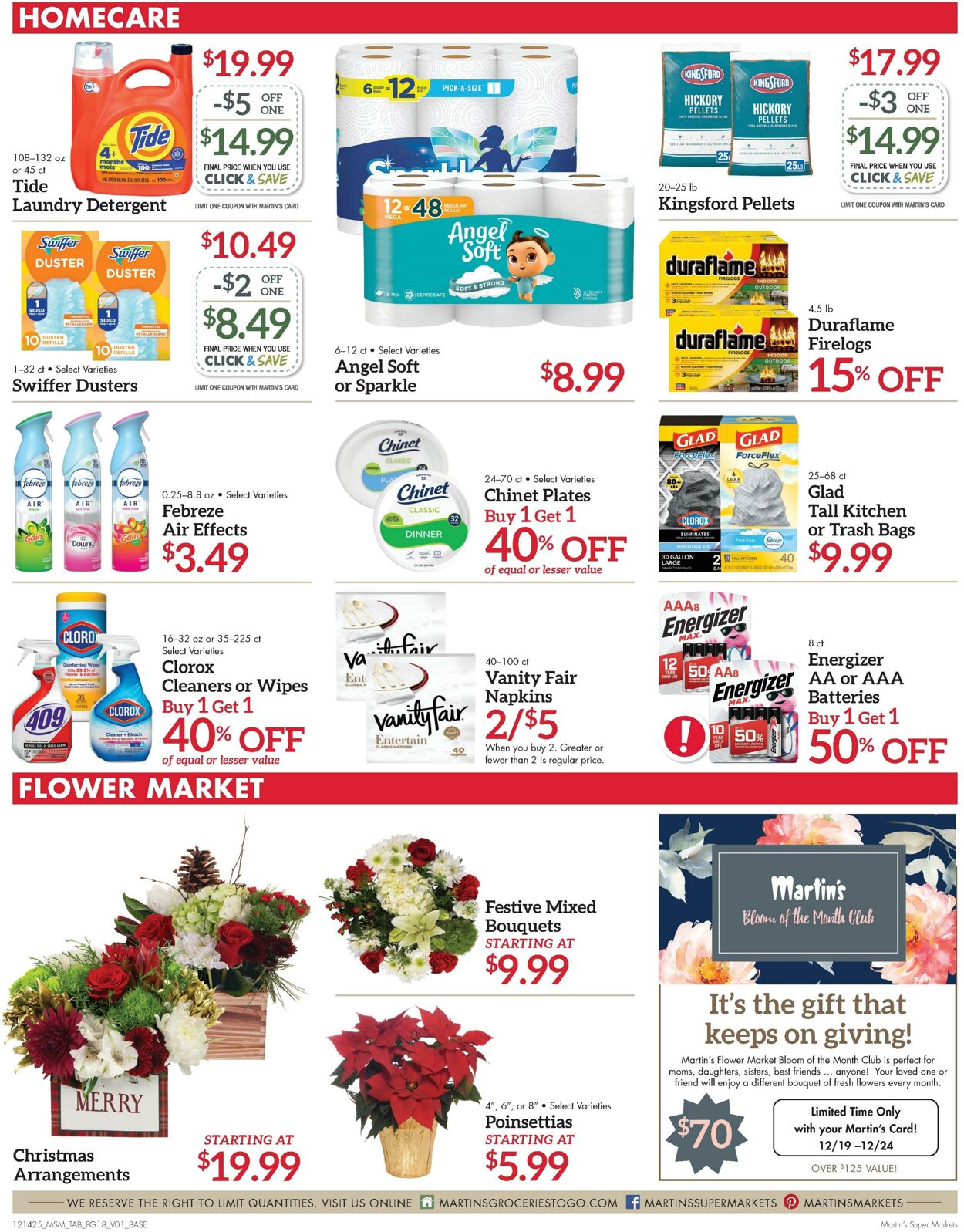 Weekly ad Martin's Supermarkets 12/14/2025 - 12/20/2025
