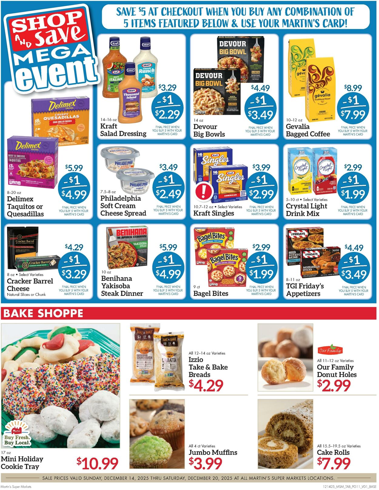Weekly ad Martin's Supermarkets 12/14/2025 - 12/20/2025