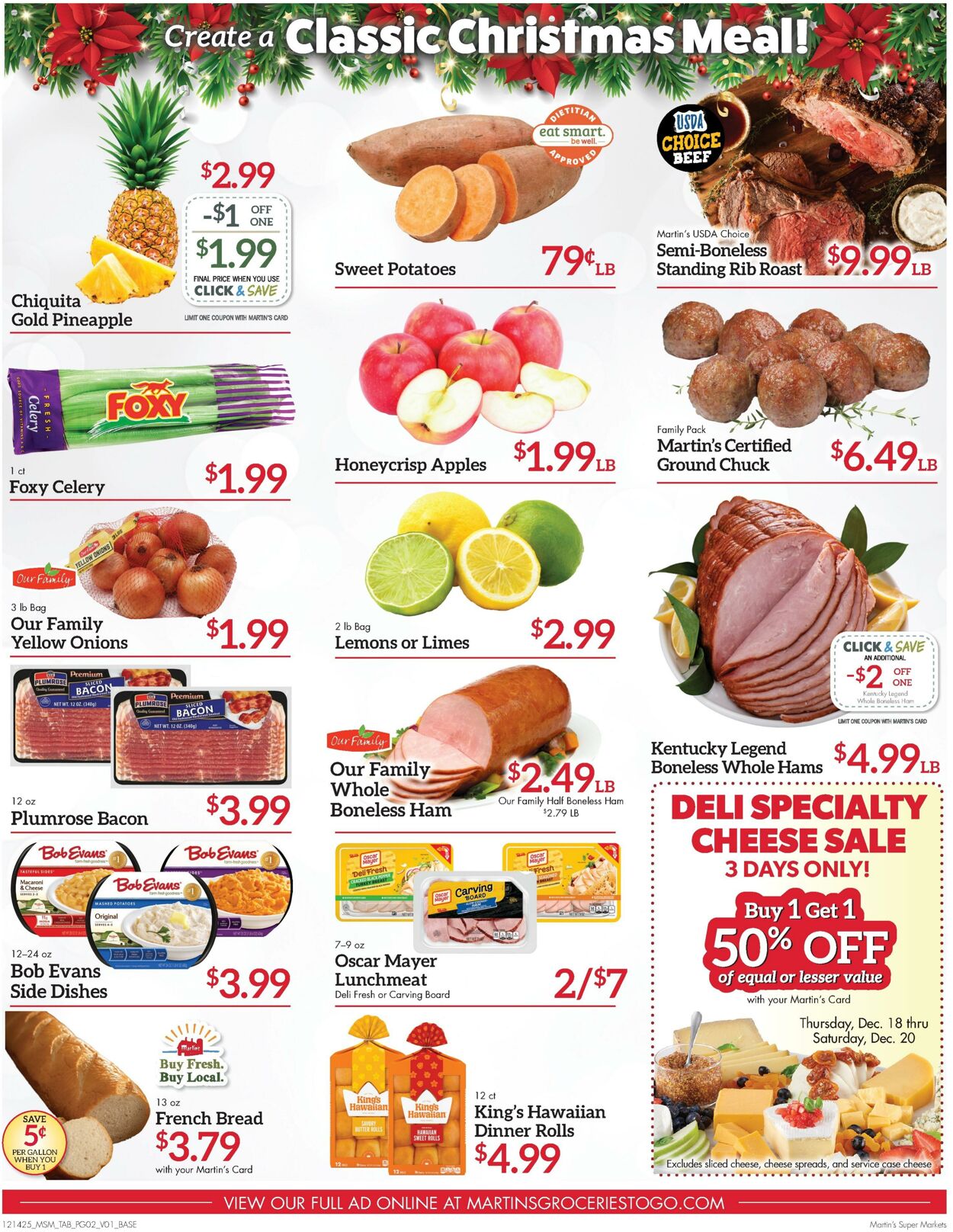 Weekly ad Martin's Supermarkets 12/14/2025 - 12/20/2025