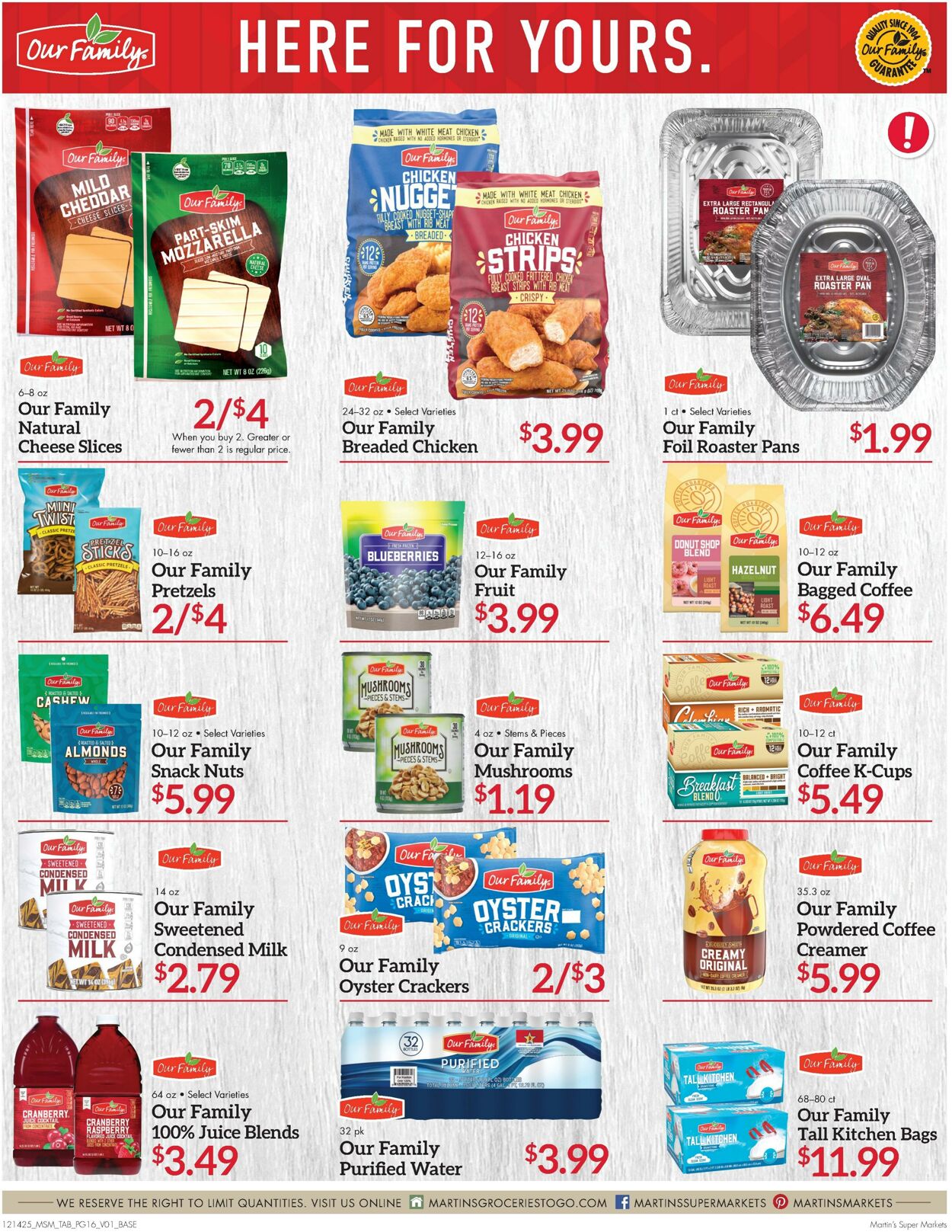 Weekly ad Martin's Supermarkets 12/14/2025 - 12/20/2025
