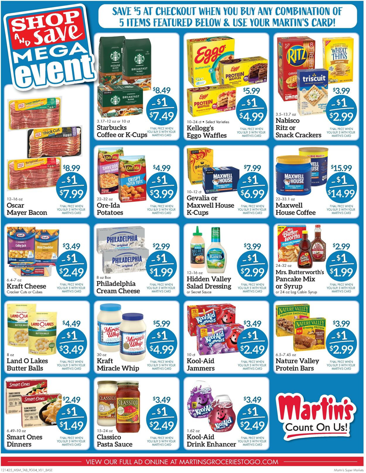 Weekly ad Martin's Supermarkets 12/14/2025 - 12/20/2025