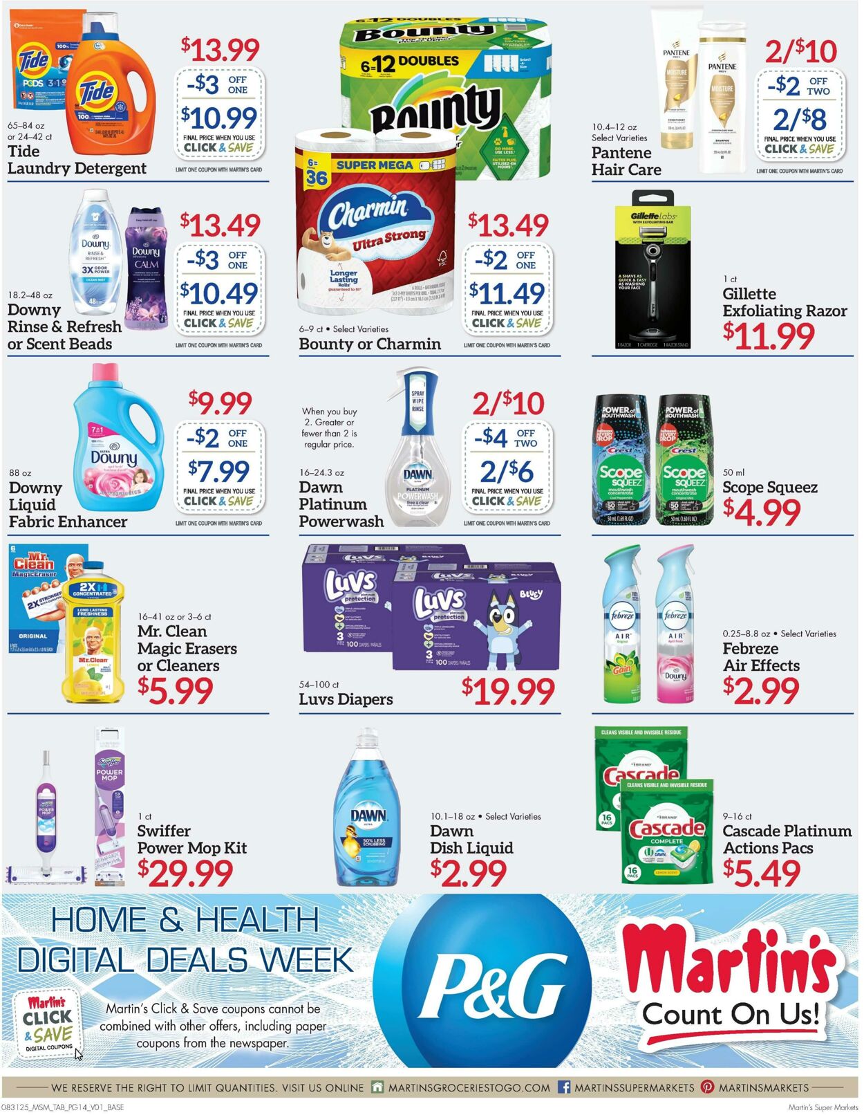 Weekly ad Martin's Supermarkets 08/31/2025 - 09/06/2025