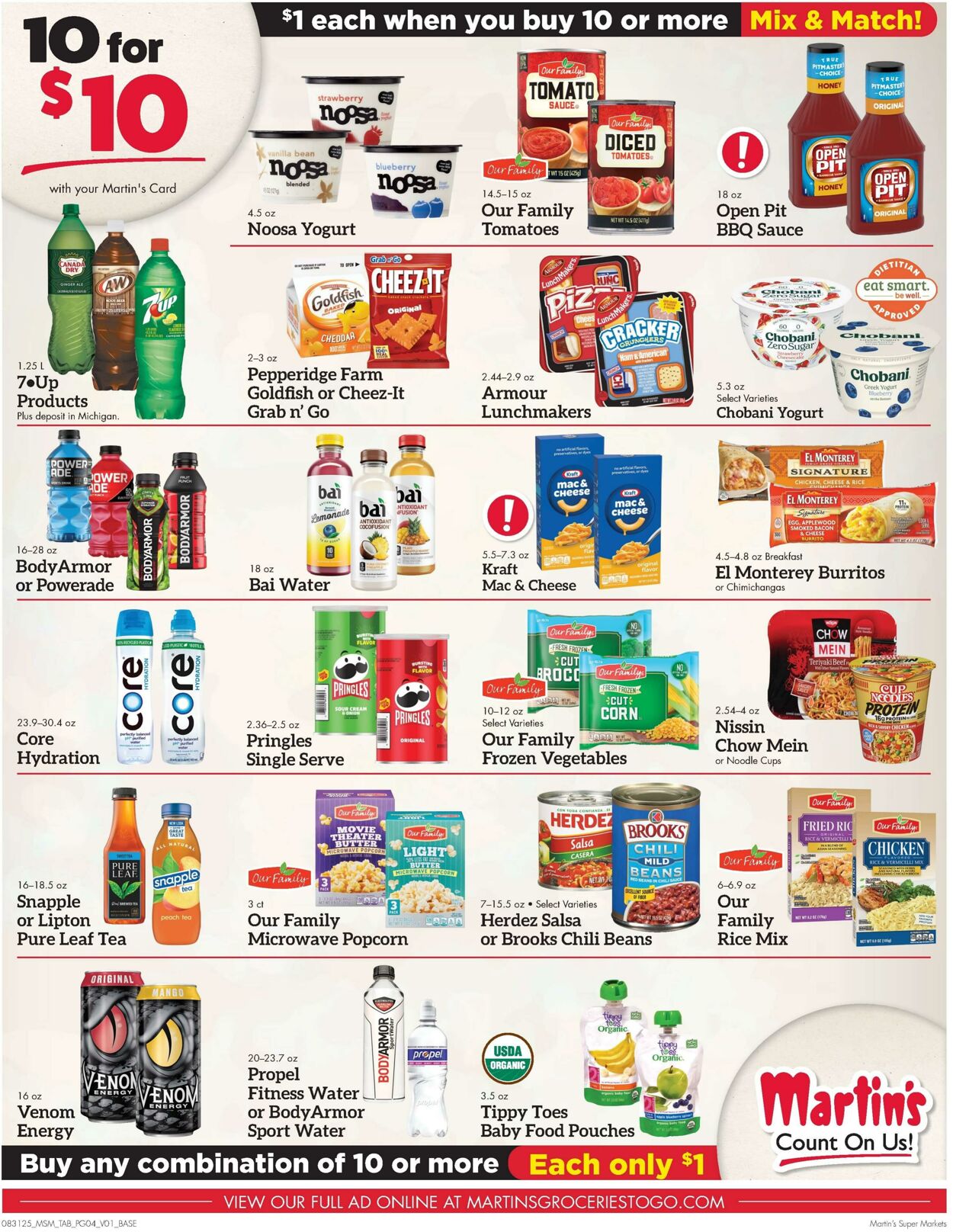 Weekly ad Martin's Supermarkets 08/31/2025 - 09/06/2025