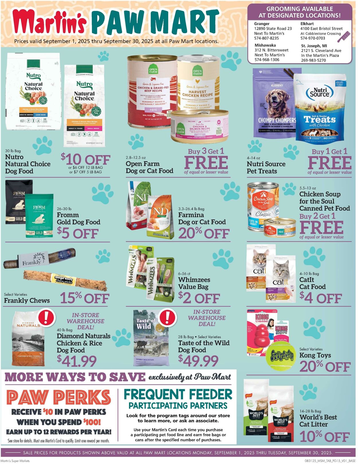 Weekly ad Martin's Supermarkets 08/31/2025 - 09/06/2025