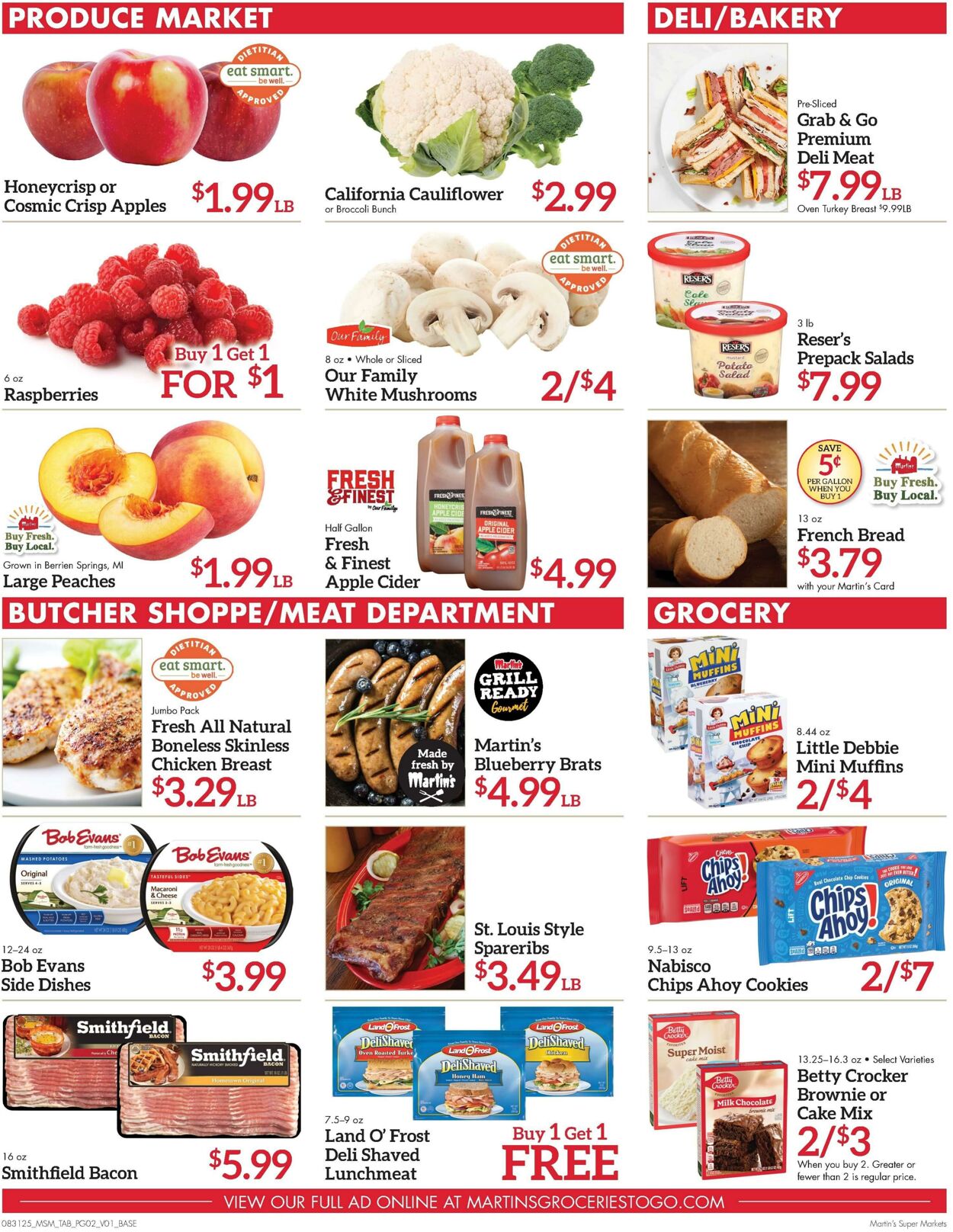 Weekly ad Martin's Supermarkets 08/31/2025 - 09/06/2025