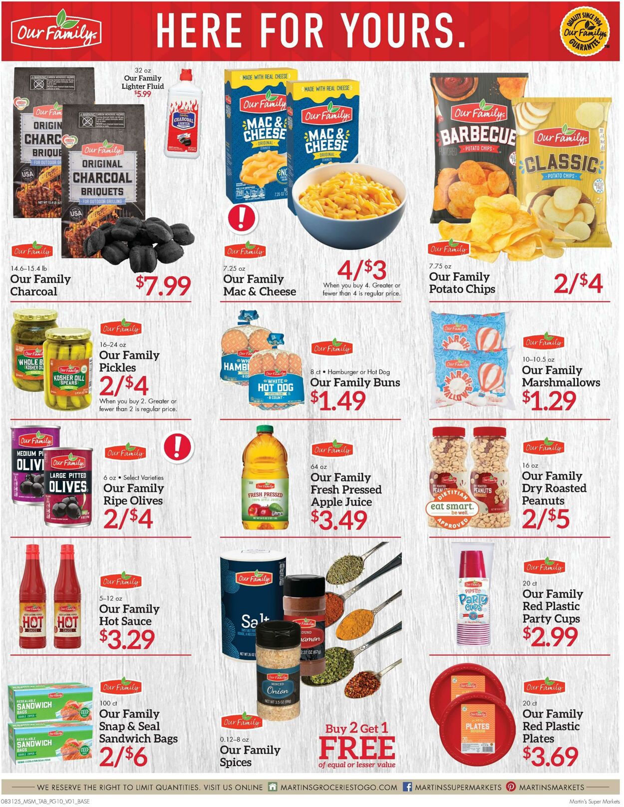 Weekly ad Martin's Supermarkets 08/31/2025 - 09/06/2025
