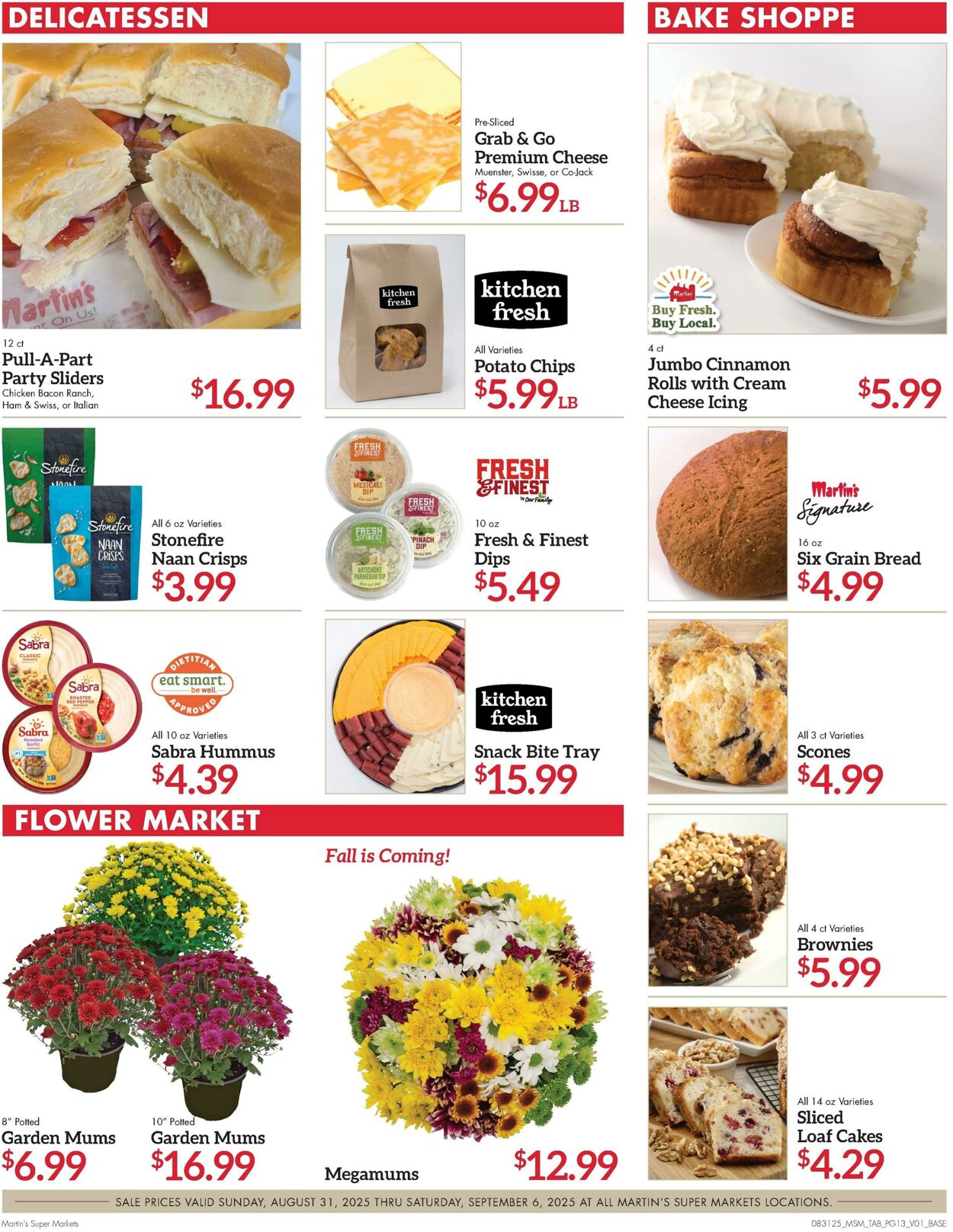 Weekly ad Martin's Supermarkets 08/31/2025 - 09/06/2025