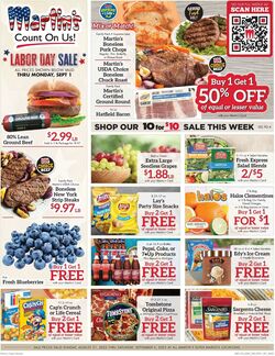 Weekly ad Martin's Supermarkets 08/31/2025 - 09/06/2025