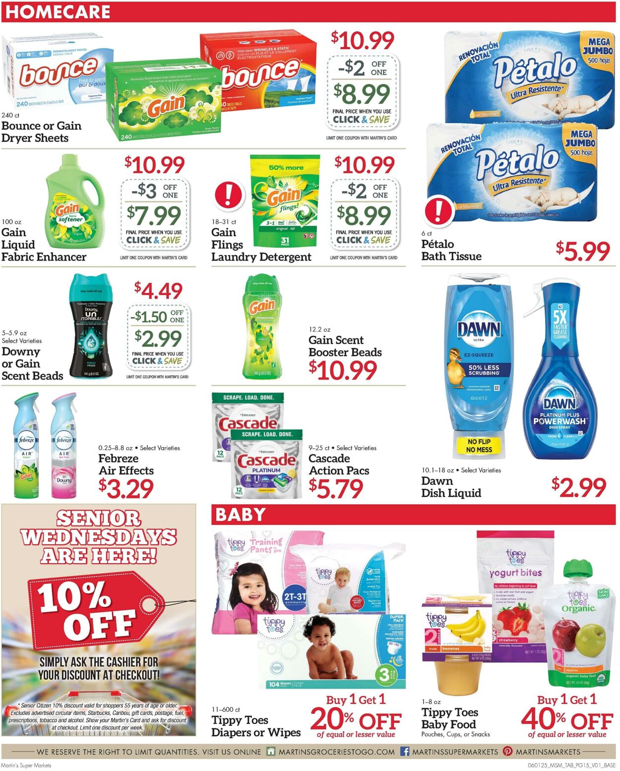 Weekly ad Martin's Supermarkets 06/01/2025 - 06/07/2025
