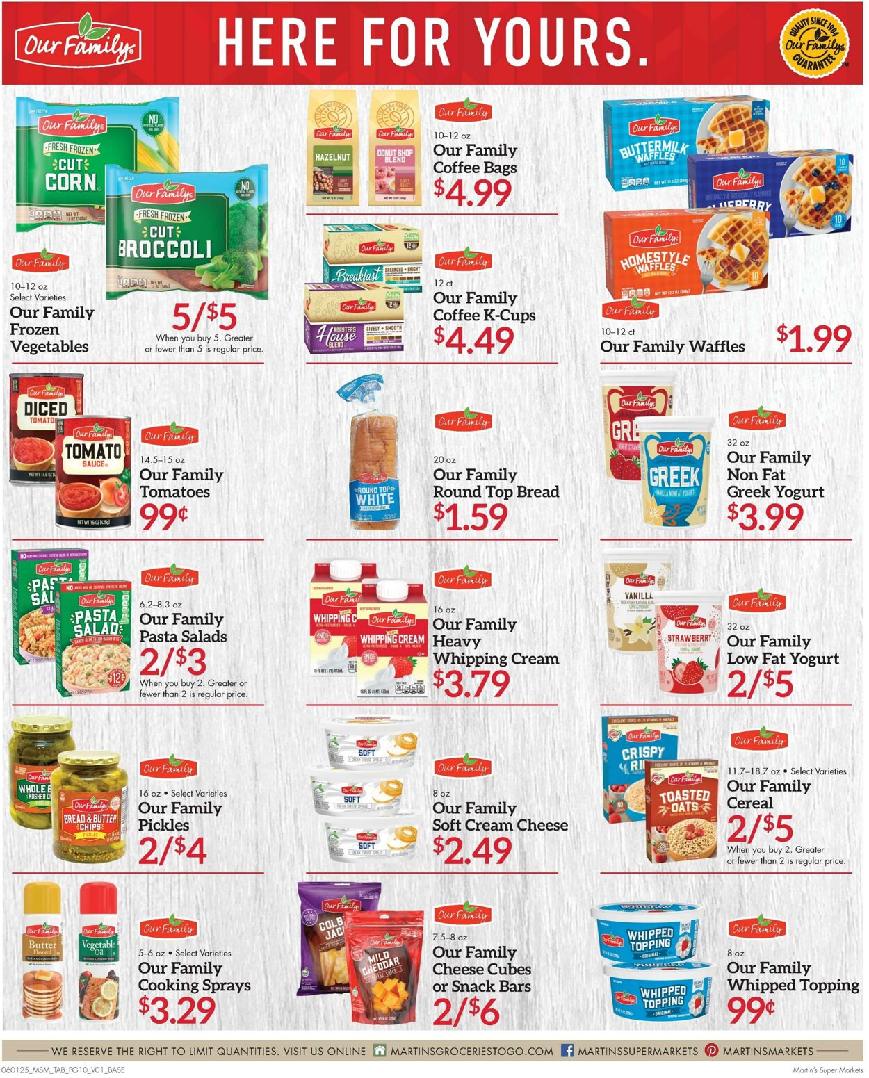 Weekly ad Martin's Supermarkets 06/01/2025 - 06/07/2025