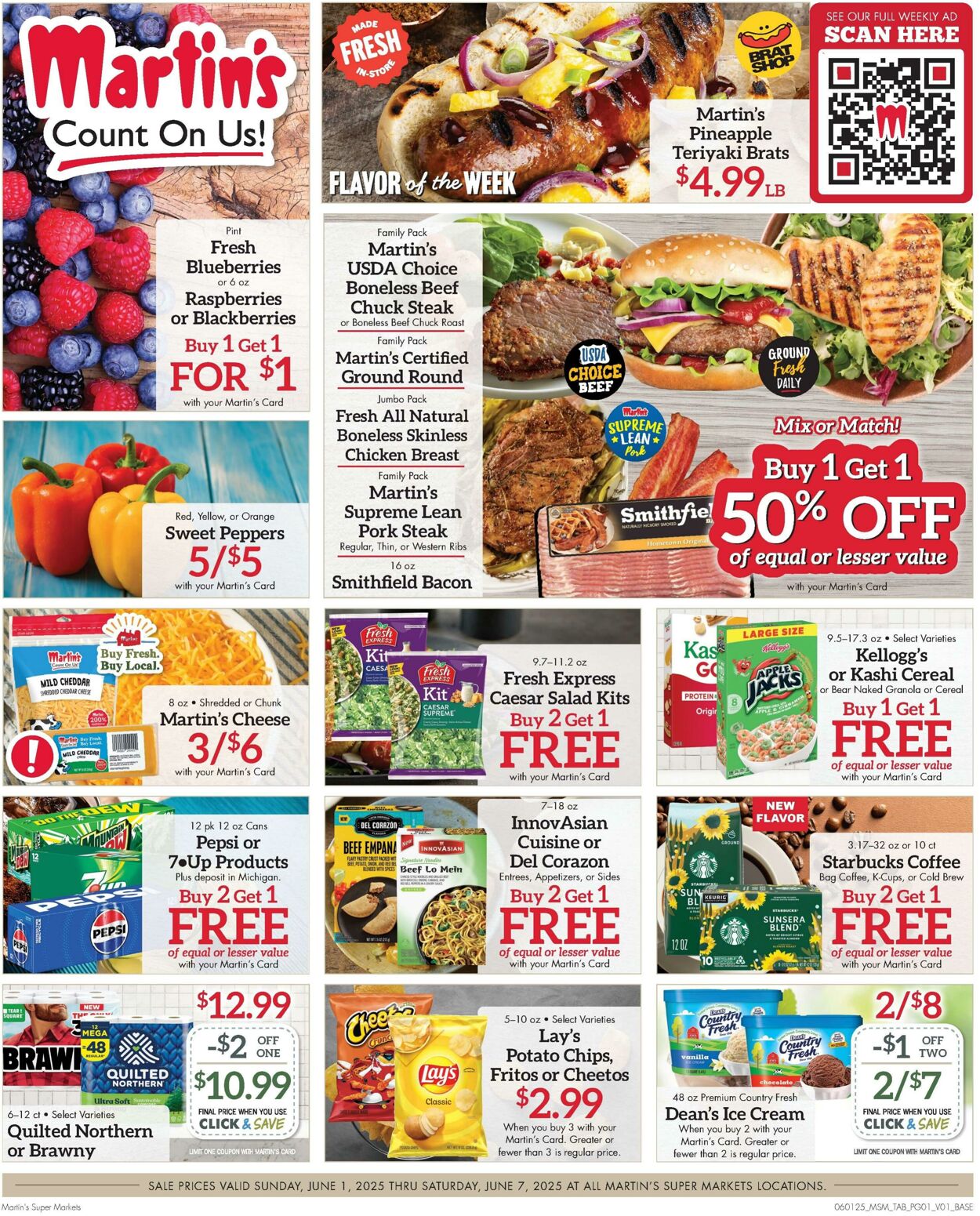 Weekly ad Martin's Supermarkets 06/01/2025 - 06/07/2025