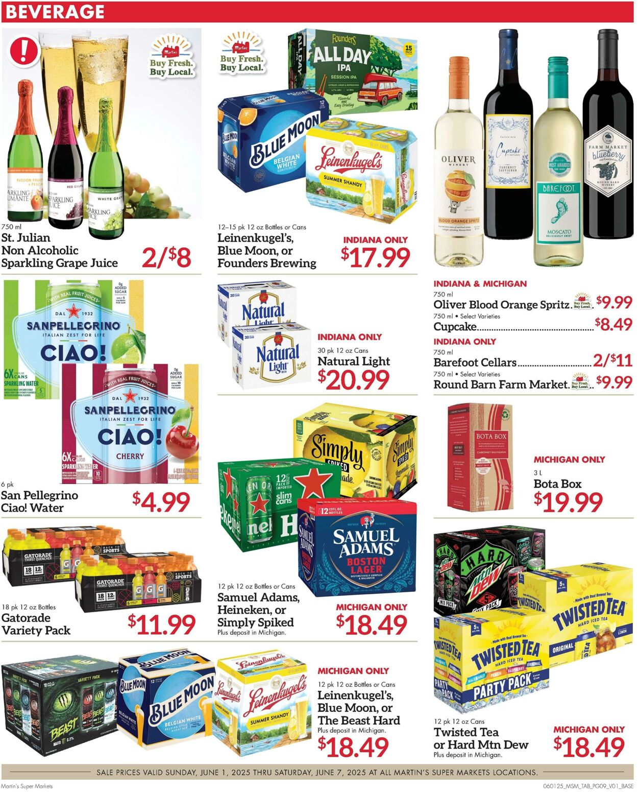 Weekly ad Martin's Supermarkets 06/01/2025 - 06/07/2025