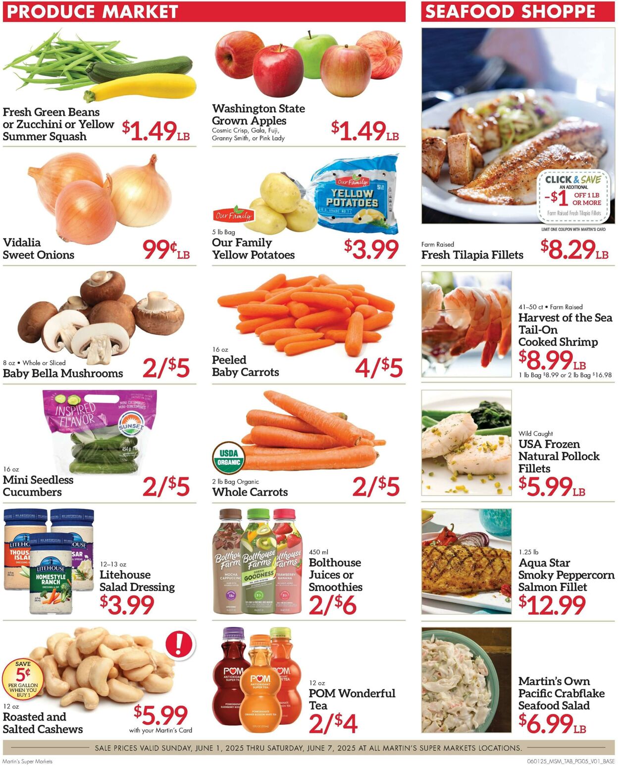 Weekly ad Martin's Supermarkets 06/01/2025 - 06/07/2025