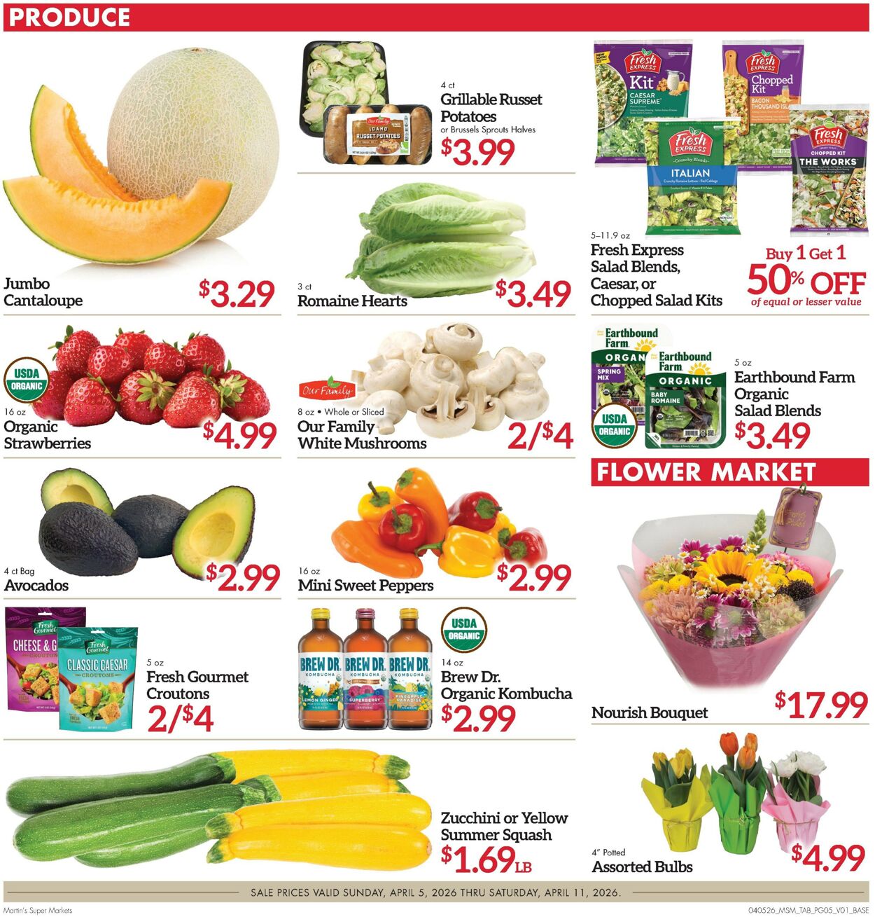 Weekly ad Martin's Supermarkets 04/05/2026 - 04/11/2026