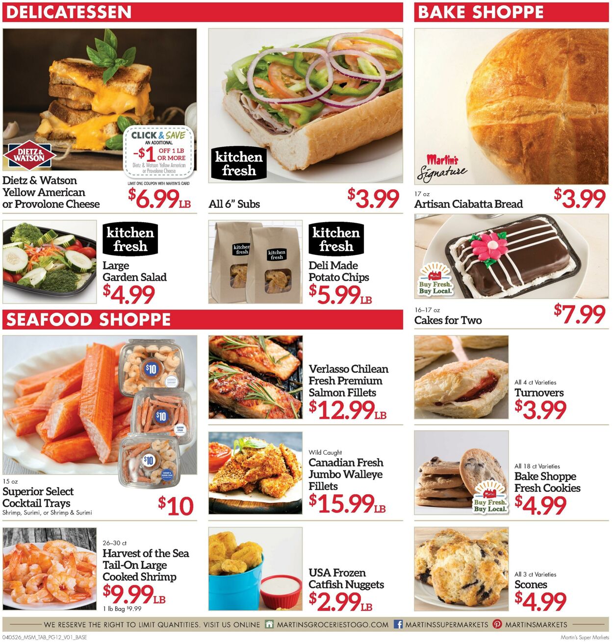 Weekly ad Martin's Supermarkets 04/05/2026 - 04/11/2026