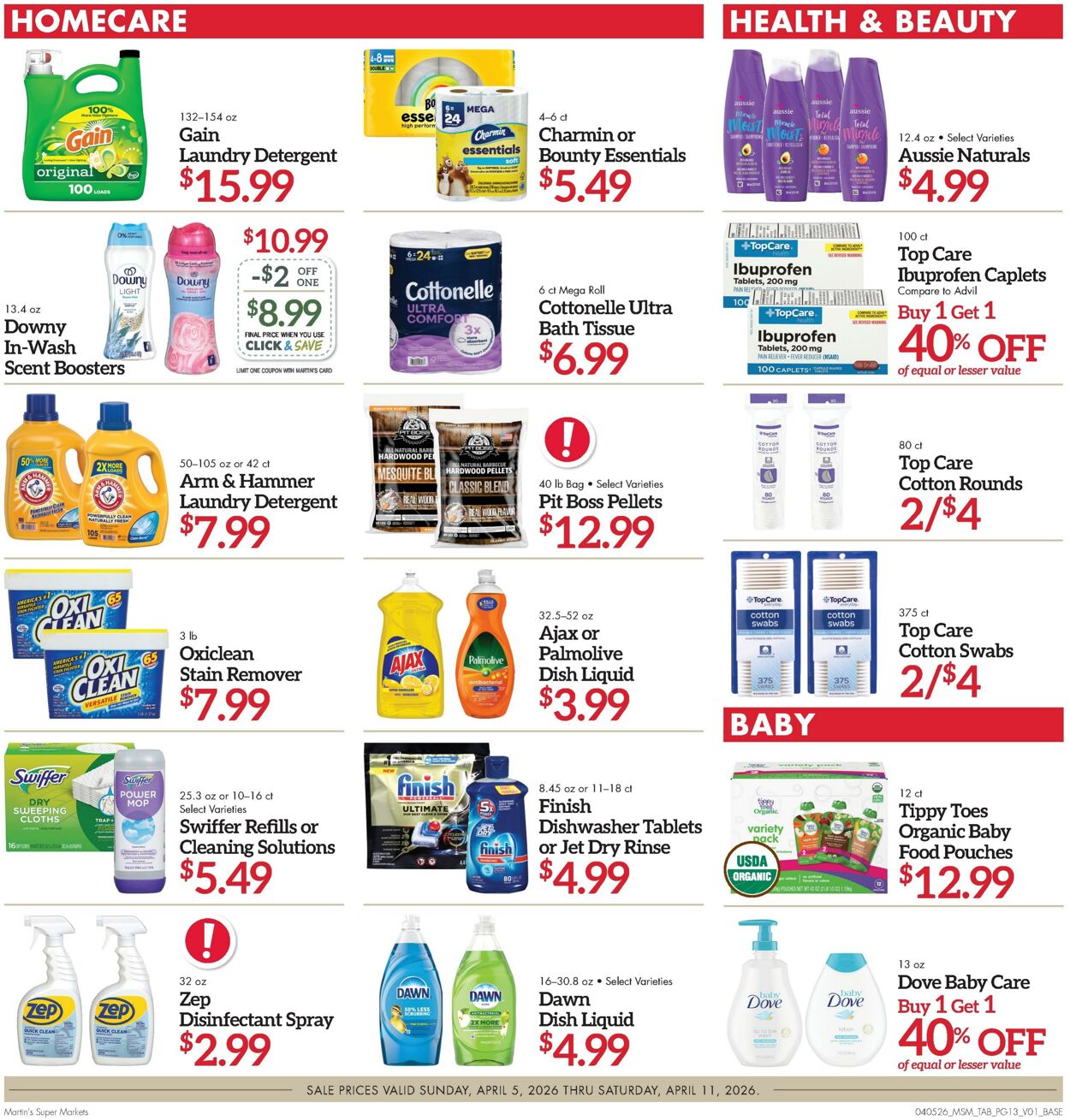 Weekly ad Martin's Supermarkets 04/05/2026 - 04/11/2026