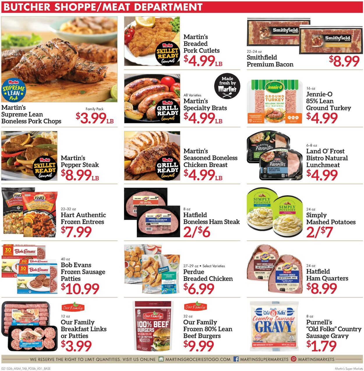 Weekly ad Martin's Supermarkets 02/15/2026 - 02/21/2026