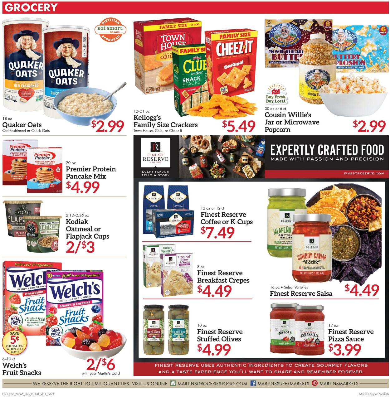 Weekly ad Martin's Supermarkets 02/15/2026 - 02/21/2026