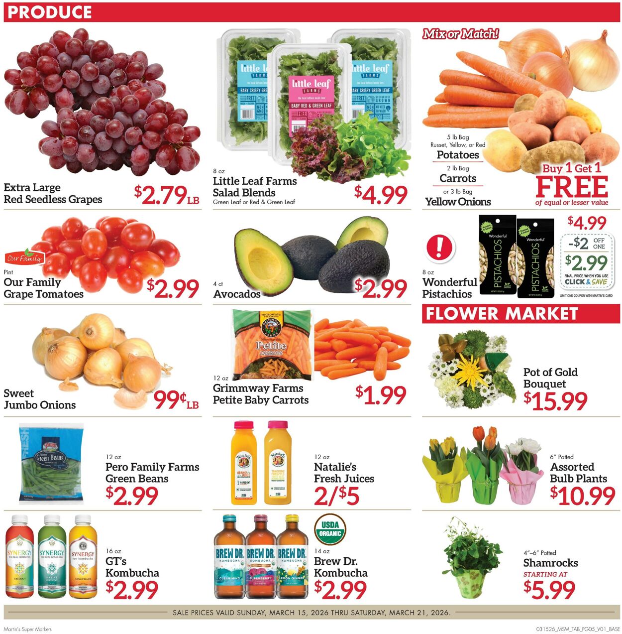 Weekly ad Martin's Supermarkets 03/15/2026 - 03/21/2026