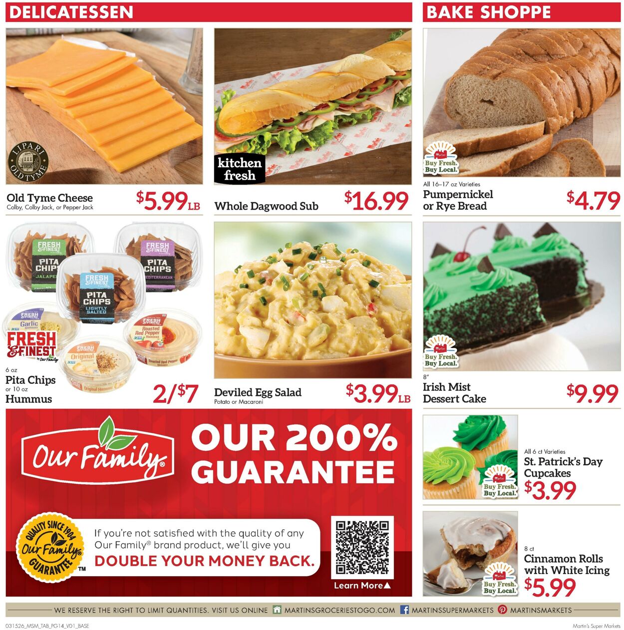Weekly ad Martin's Supermarkets 03/15/2026 - 03/21/2026