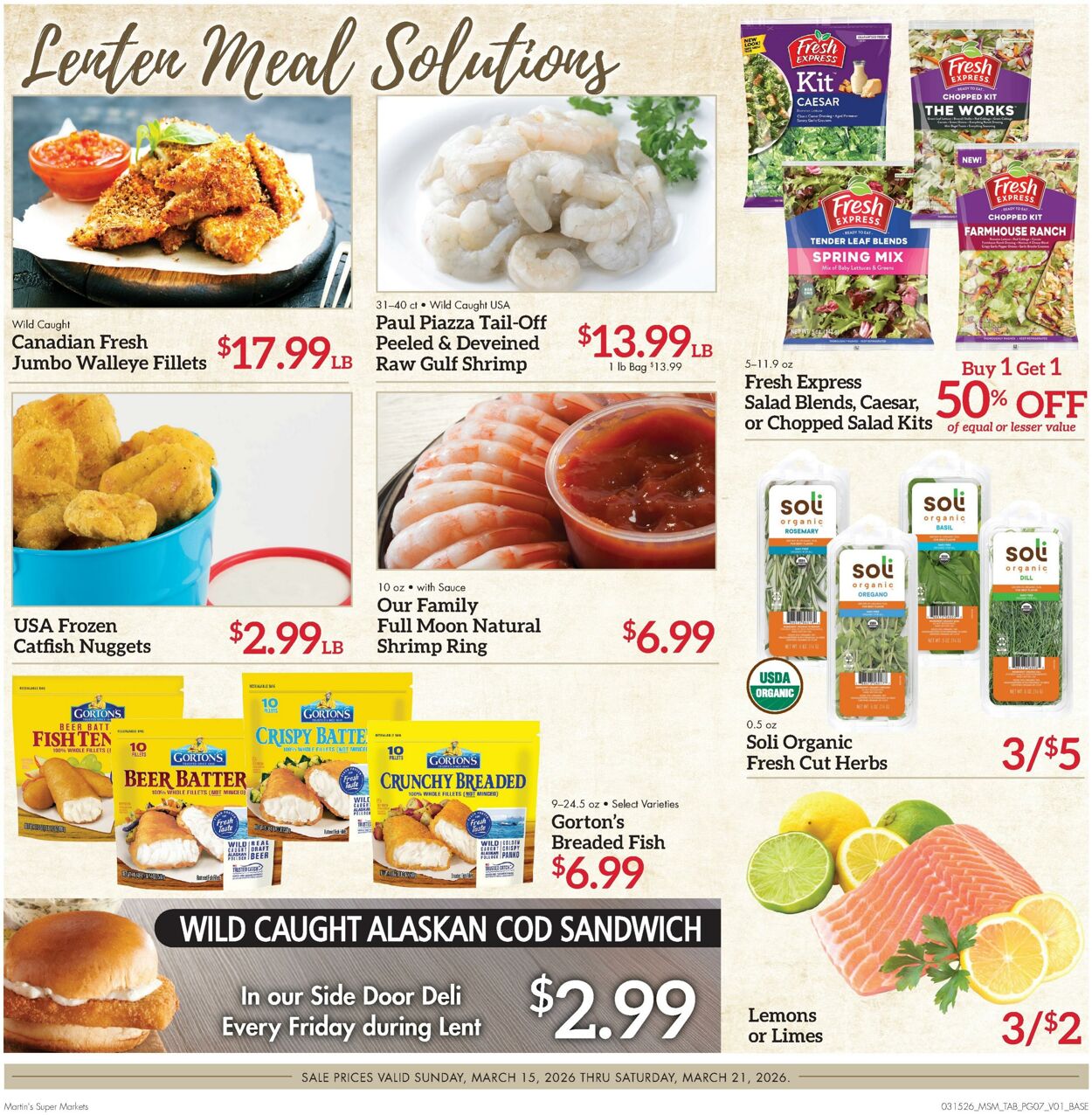 Weekly ad Martin's Supermarkets 03/15/2026 - 03/21/2026
