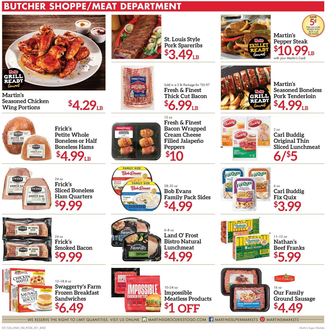 Weekly ad Martin's Supermarkets 03/15/2026 - 03/21/2026