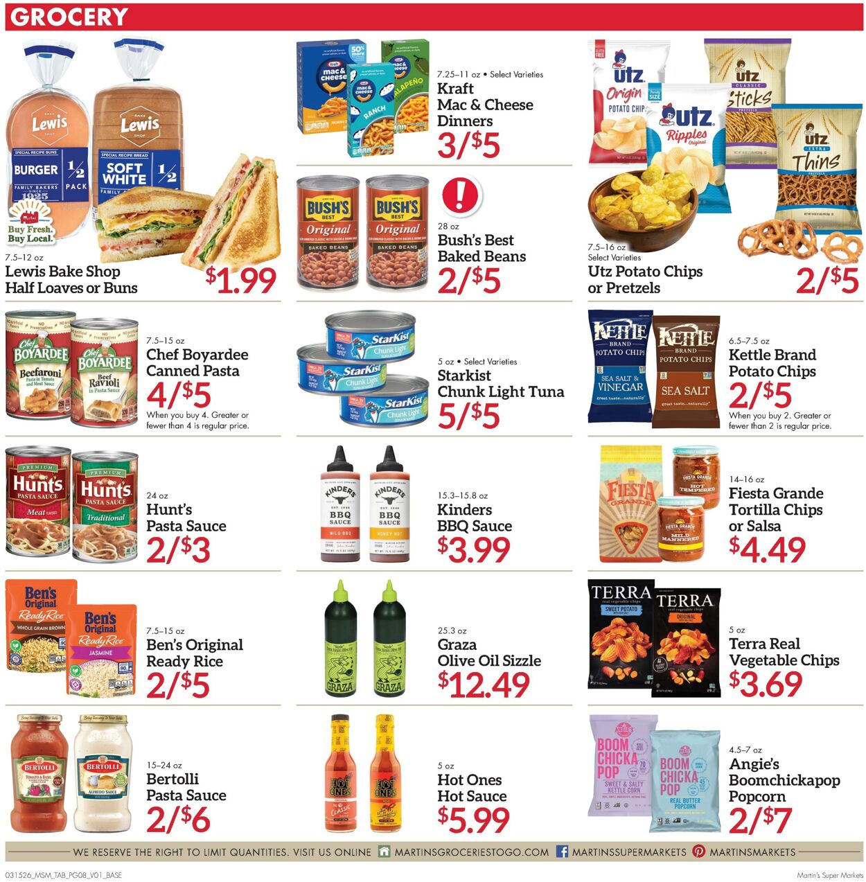 Weekly ad Martin's Supermarkets 03/15/2026 - 03/21/2026