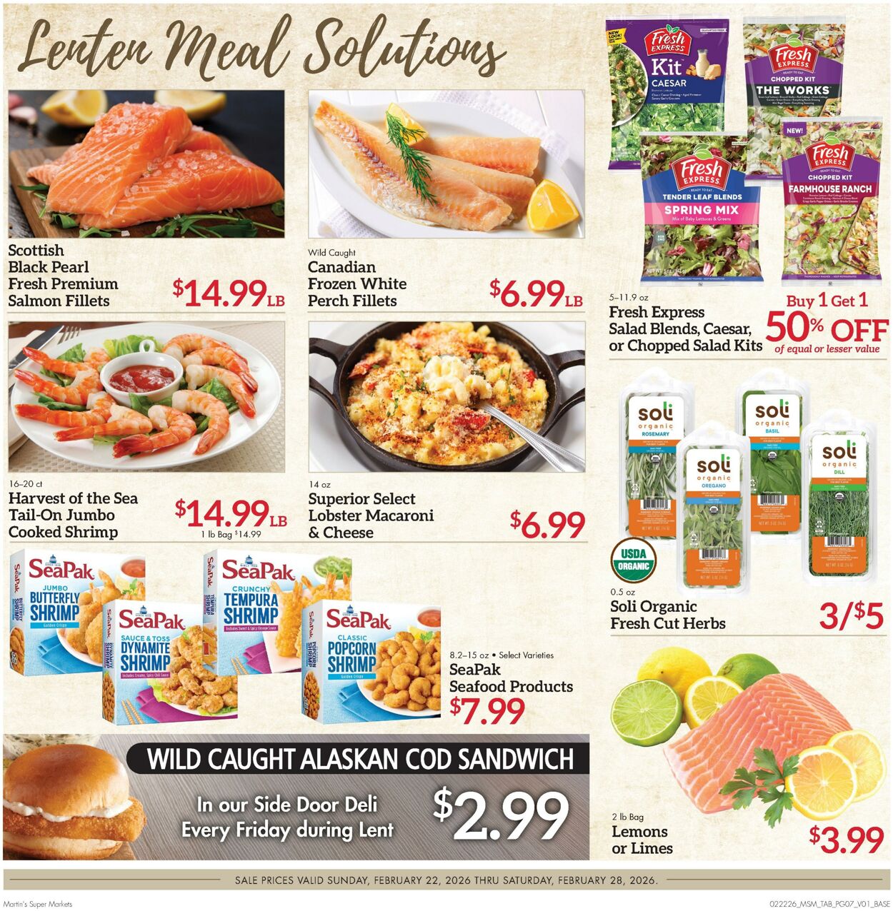 Weekly ad Martin's Supermarkets 02/22/2026 - 02/28/2026