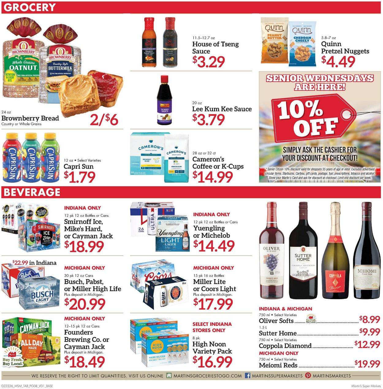 Weekly ad Martin's Supermarkets 02/22/2026 - 02/28/2026