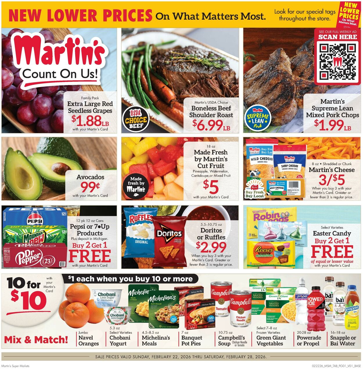 Weekly ad Martin's Supermarkets 02/22/2026 - 02/28/2026