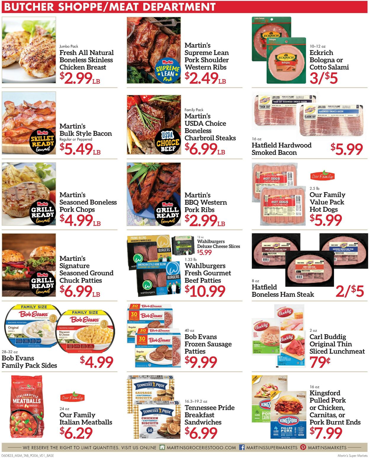 Weekly ad Martin's Supermarkets 06/08/2025 - 06/14/2025