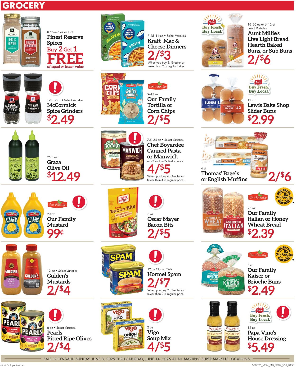 Weekly ad Martin's Supermarkets 06/08/2025 - 06/14/2025