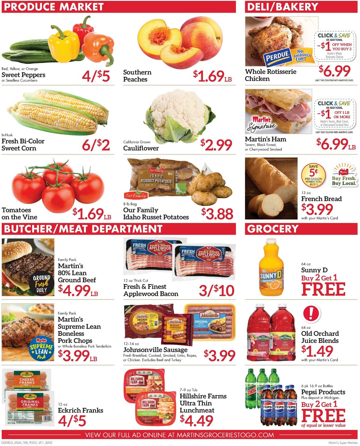 Weekly ad Martin's Supermarkets 06/08/2025 - 06/14/2025
