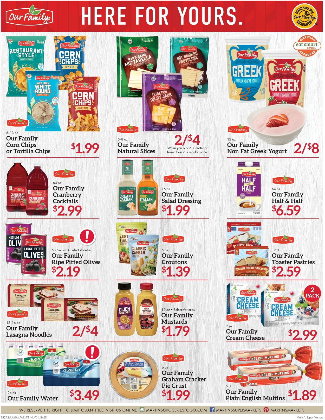 Weekly ad Martin's Supermarkets 12/21/2025 - 12/27/2025