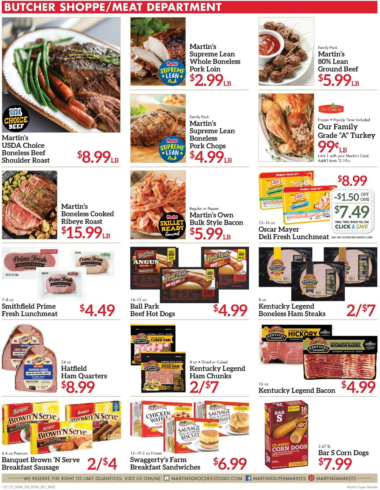 Weekly ad Martin's Supermarkets 12/21/2025 - 12/27/2025