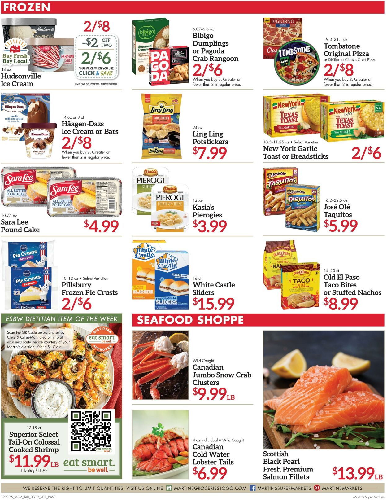 Weekly ad Martin's Supermarkets 12/21/2025 - 12/27/2025