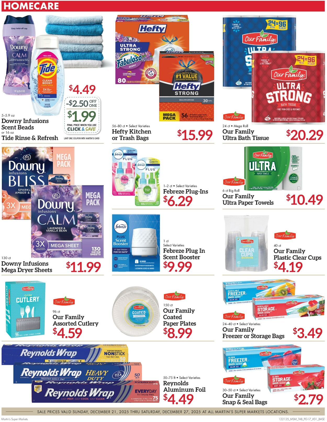 Weekly ad Martin's Supermarkets 12/21/2025 - 12/27/2025