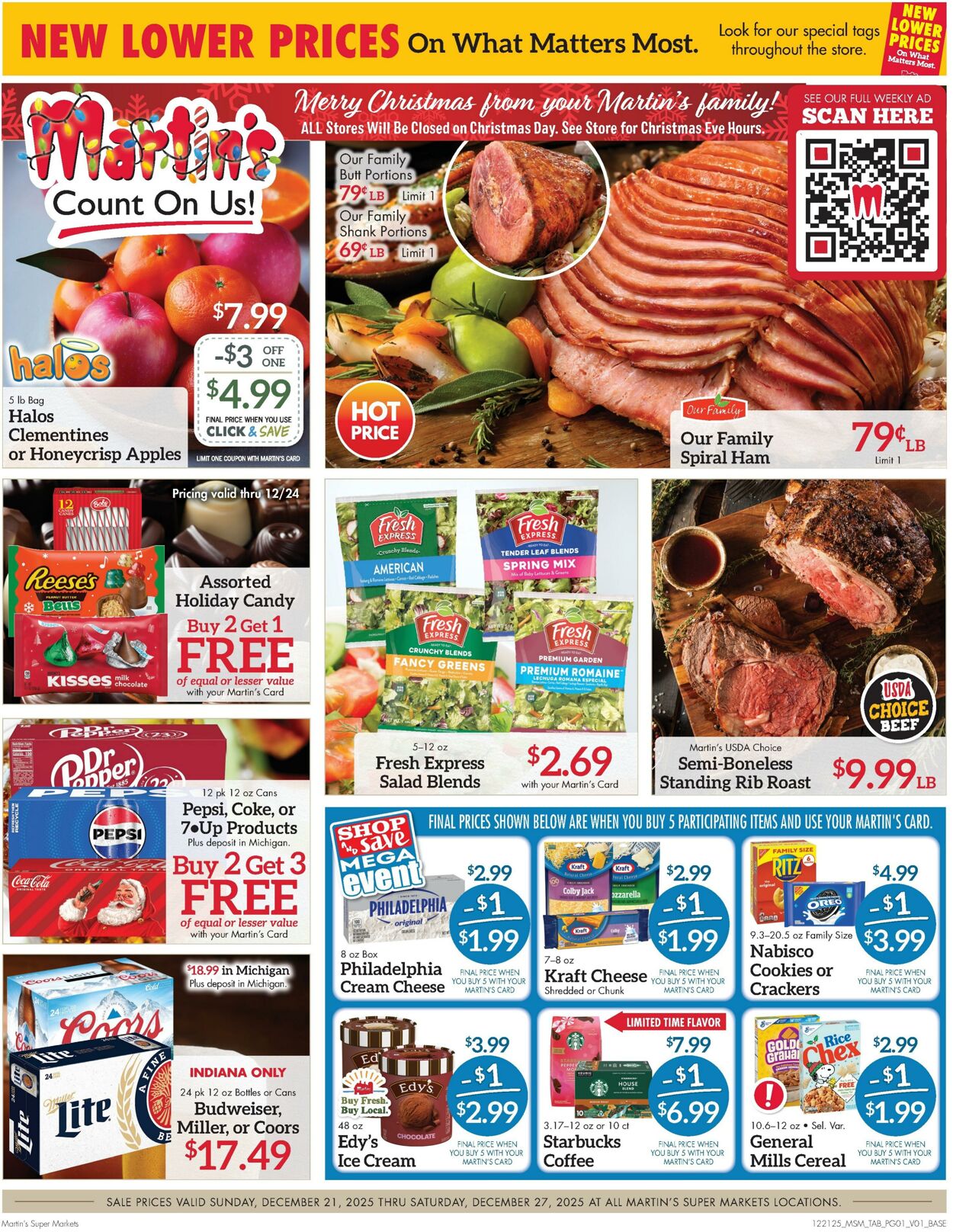 Weekly ad Martin's Supermarkets 12/21/2025 - 12/27/2025