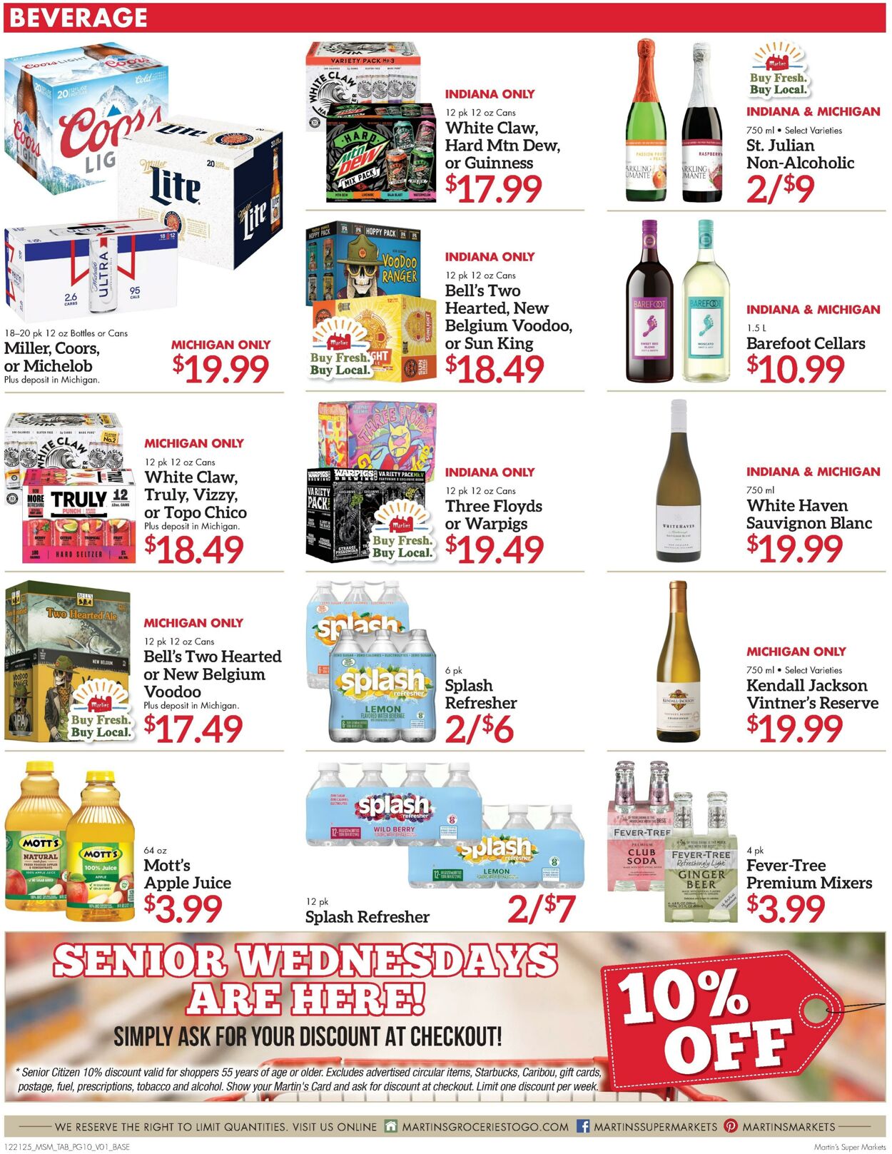 Weekly ad Martin's Supermarkets 12/21/2025 - 12/27/2025
