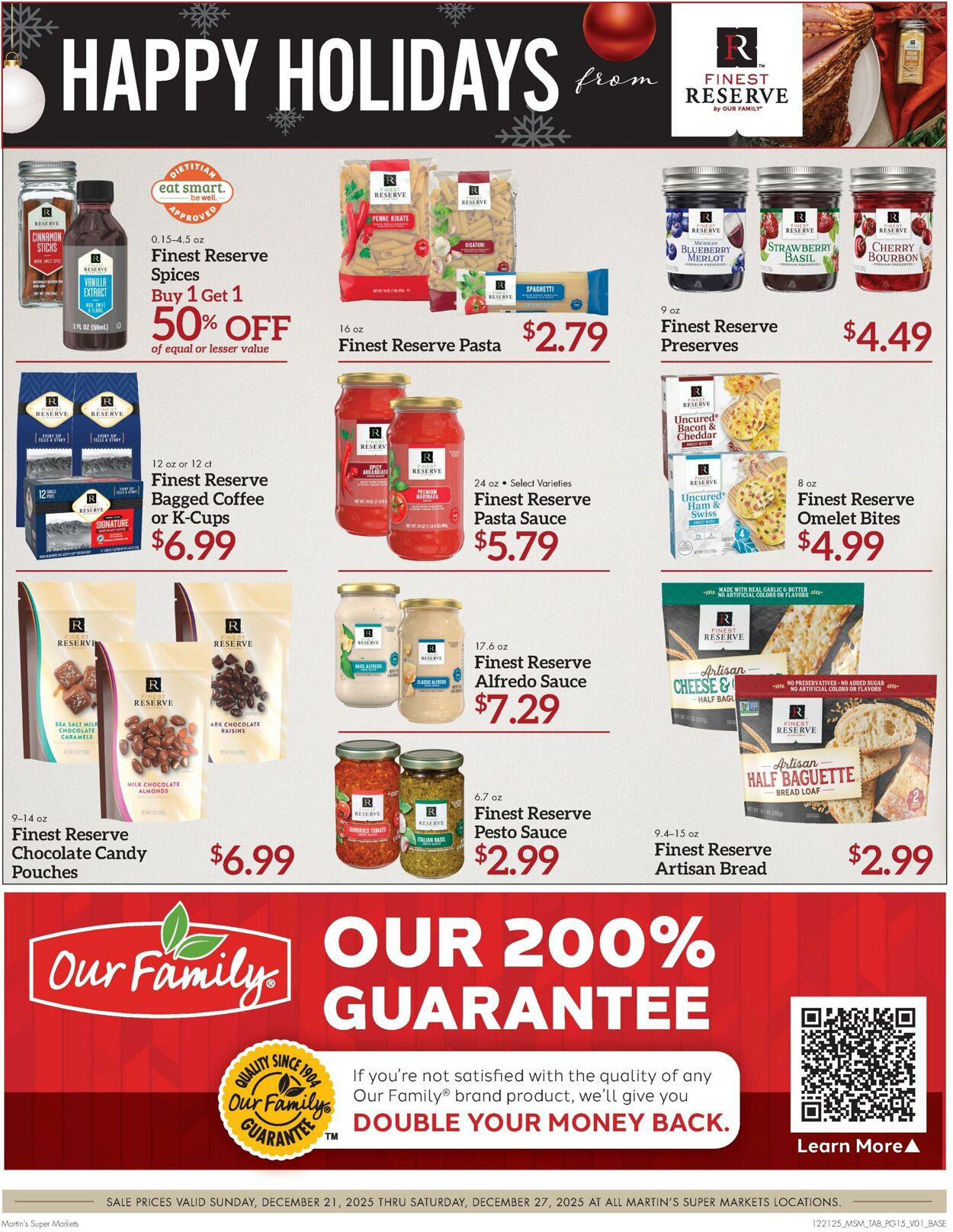 Weekly ad Martin's Supermarkets 12/21/2025 - 12/27/2025